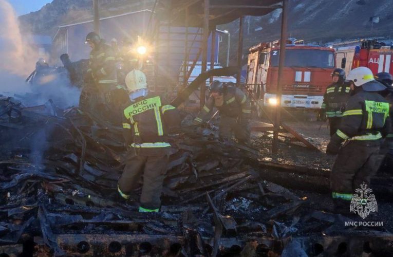 В окупованому Севастополі горів будівельний модуль, загинули вісім осіб