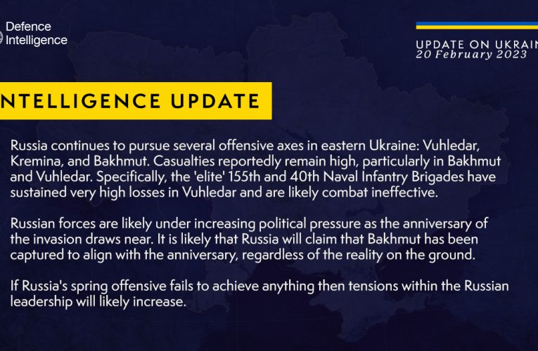 Російські війська розвивають наступ на трьох напрямках — Британська розвідка
