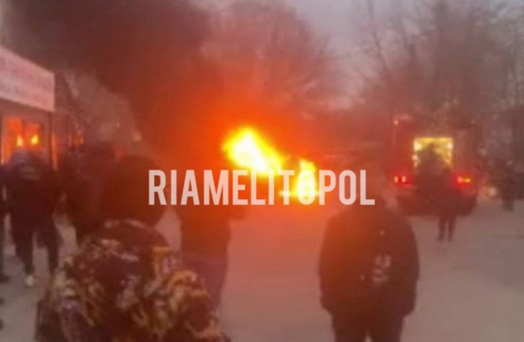 У центрі Мелітополя підірвали авто