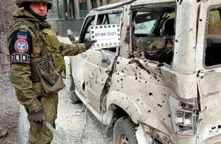 Наслідки обстрілу Донецька: пошкоджено торгові ряди та два будинки
