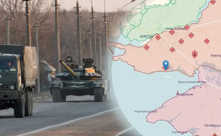 Окупанти поступово виводять зі Скадовська до Криму бойові підрозділи