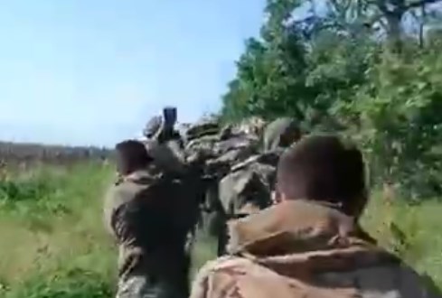 Українські захисники захопили в полон загін окупантів