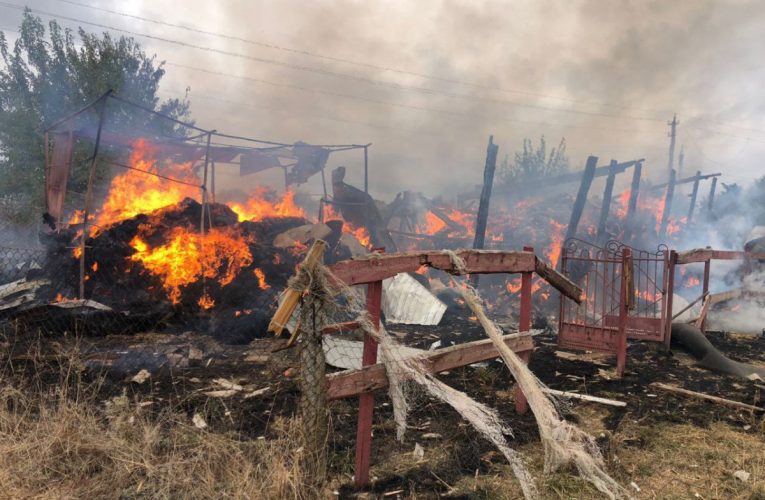 Внаслідок обстрілів зруйновано агрофірму у Марганецькій громаді