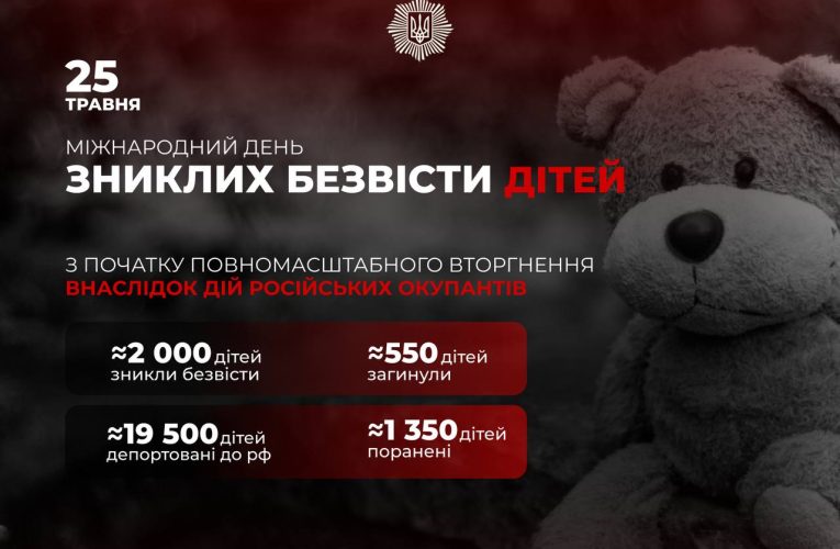 Через війну в Україні 2021 дитина вважається зниклою безвісти