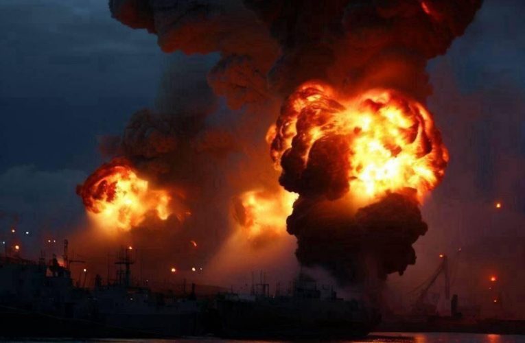 Сили оборони вночі атакували порт «Кавказ» та нафтобазу в Краснодарському краї РФ: виникла масштабна пожежа