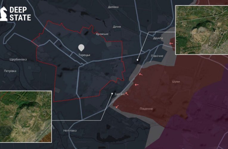 На підступах до Торецька точаться бої: у DeepState повідомили, що початок битви за місто є питанням найближчого часу