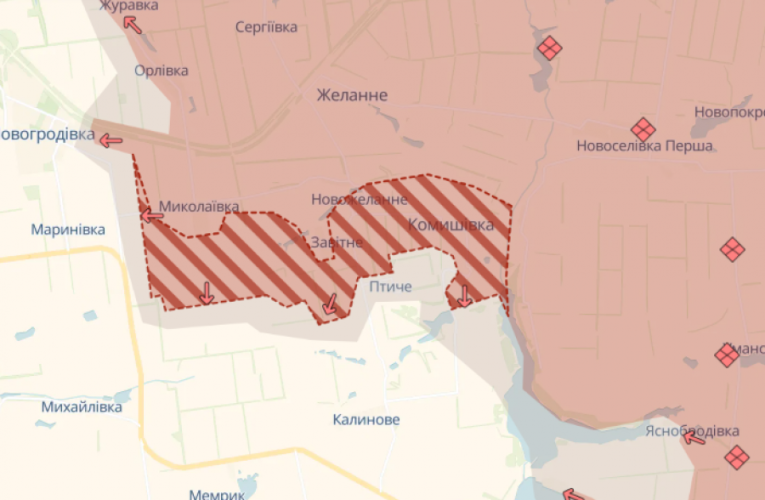 Російська армія окупувала Камишівку, Завітне та Новожеланне у Донецькій області – DeepState