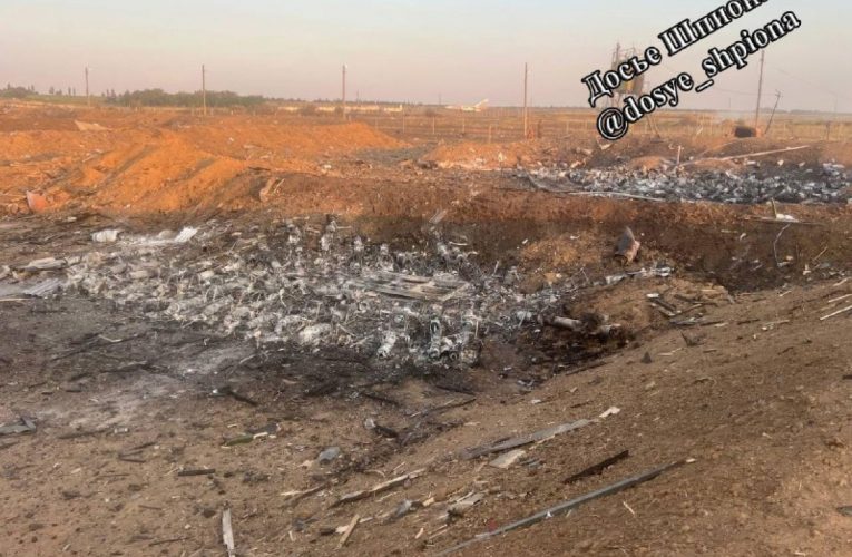 З’явилися фото наслідків удару по складу озброєння на аеродромі «Морозовськ» у Ростовській області