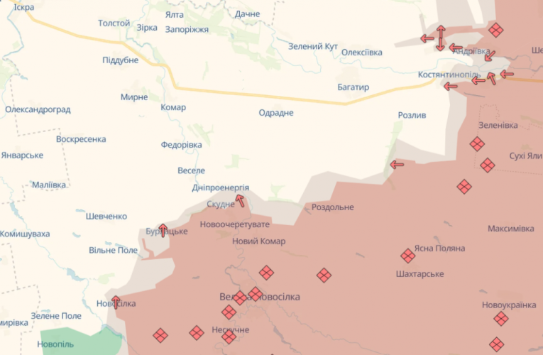 Росія через невдачі під Покровськом посилює тиск на Новопавлівському напрямку – ЗСУ