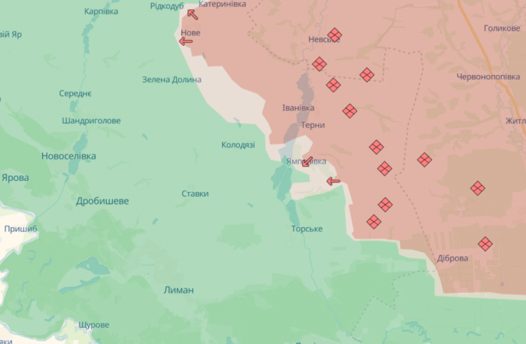 Російські війська хочуть остаточно вийти до водосховища річки Жеребець під Лиманом – «Хортиця»