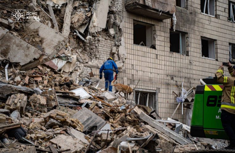 Ракетно-дронова атака на Київ: загинуло подружжя з окупованого Рубіжного