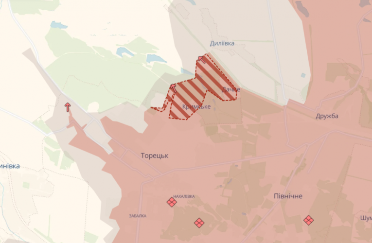 Російські війська просунулися поблизу Торецька – DeepState