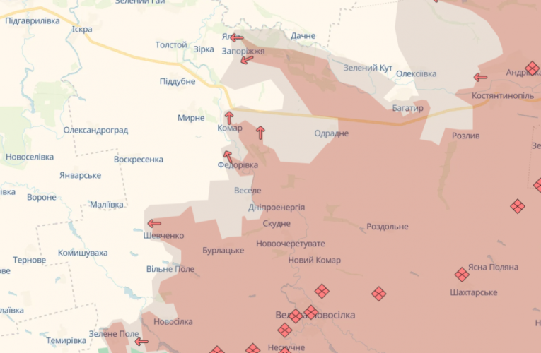 Російська армія задіяла дуже великі сили для прориву до кордону Донецької та Дніпропетровської областей – ЗСУ