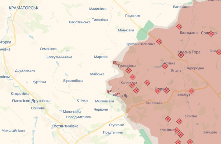 Росія накопичує сили для нових штурмів на Краматорському напрямку – ЗСУ